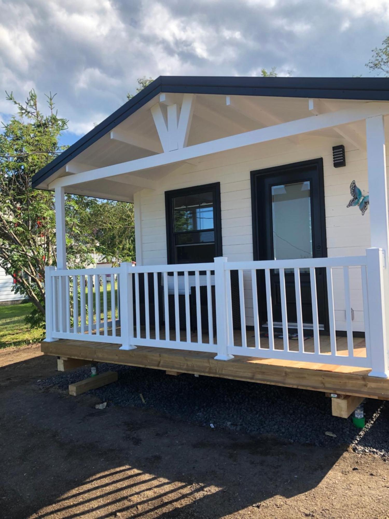 Les Chalets De La Colline Inc Baie-Sainte-Catherine Exterior foto